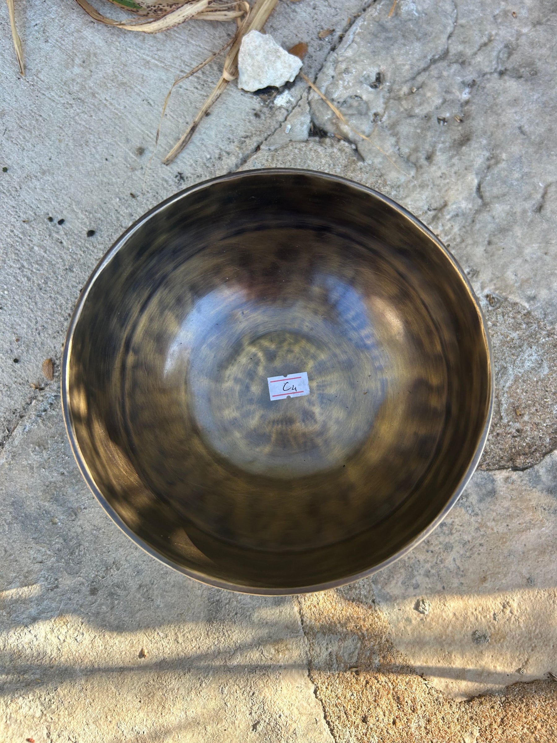 C Note 4th Octave - Legacy Collection Handmade Bronze Makers Mark Singing Bowl