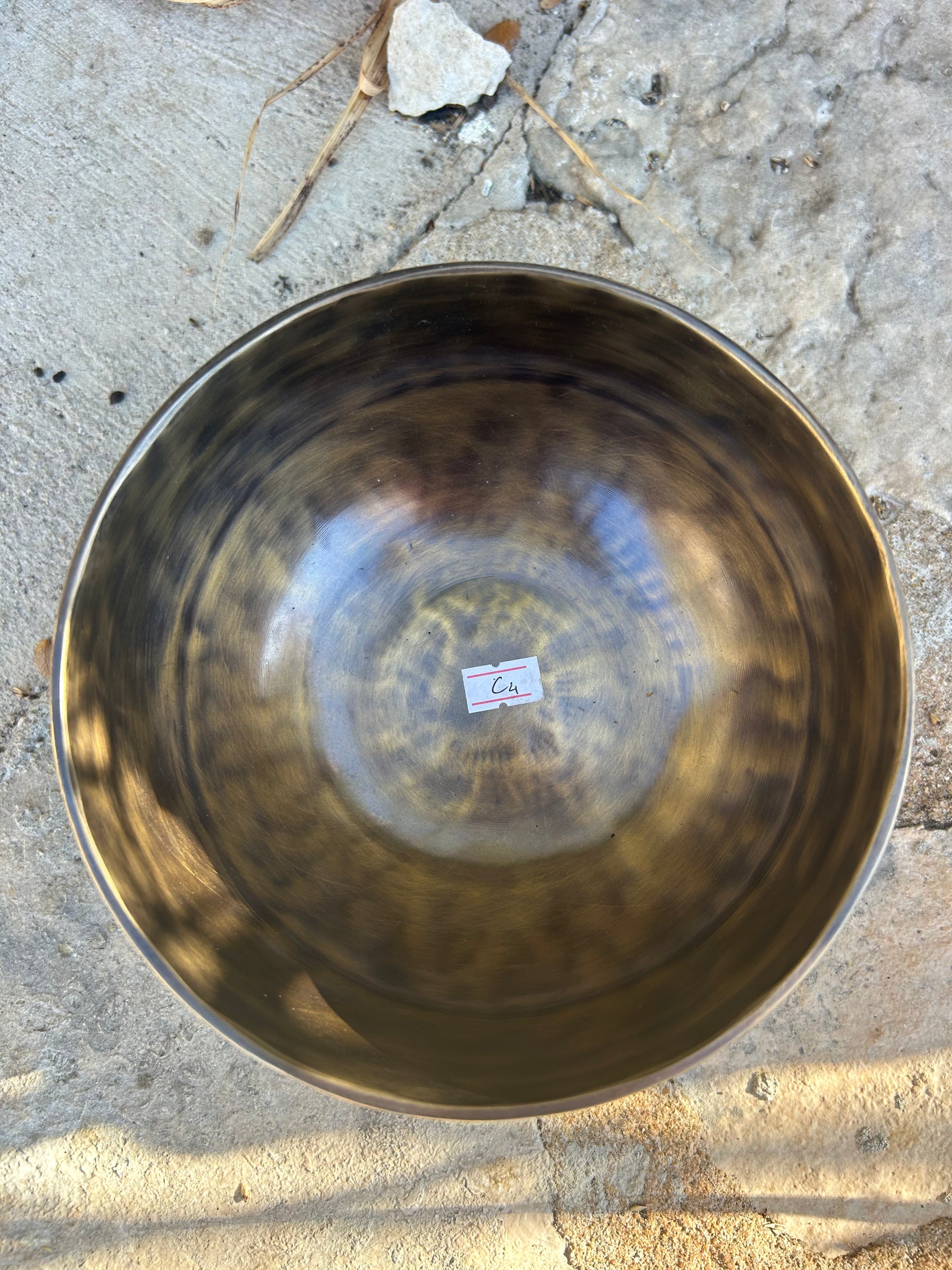 C Note 4th Octave - Legacy Collection Handmade Bronze Makers Mark Singing Bowl