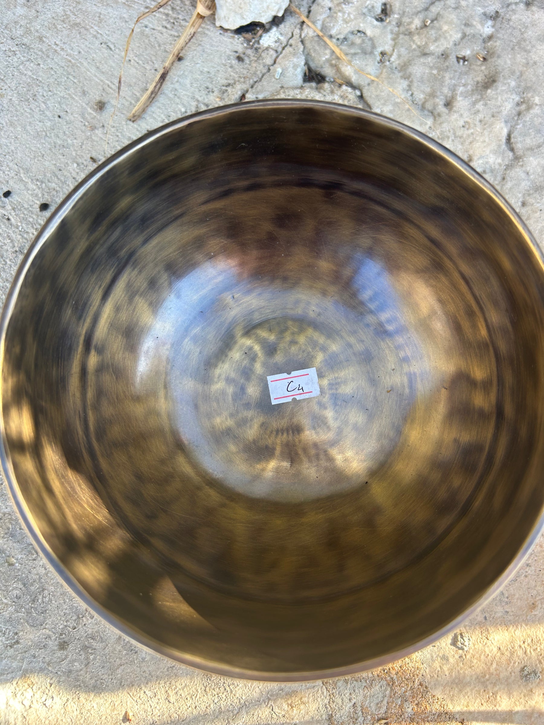 C Note 4th Octave - Legacy Collection Handmade Bronze Makers Mark Singing Bowl