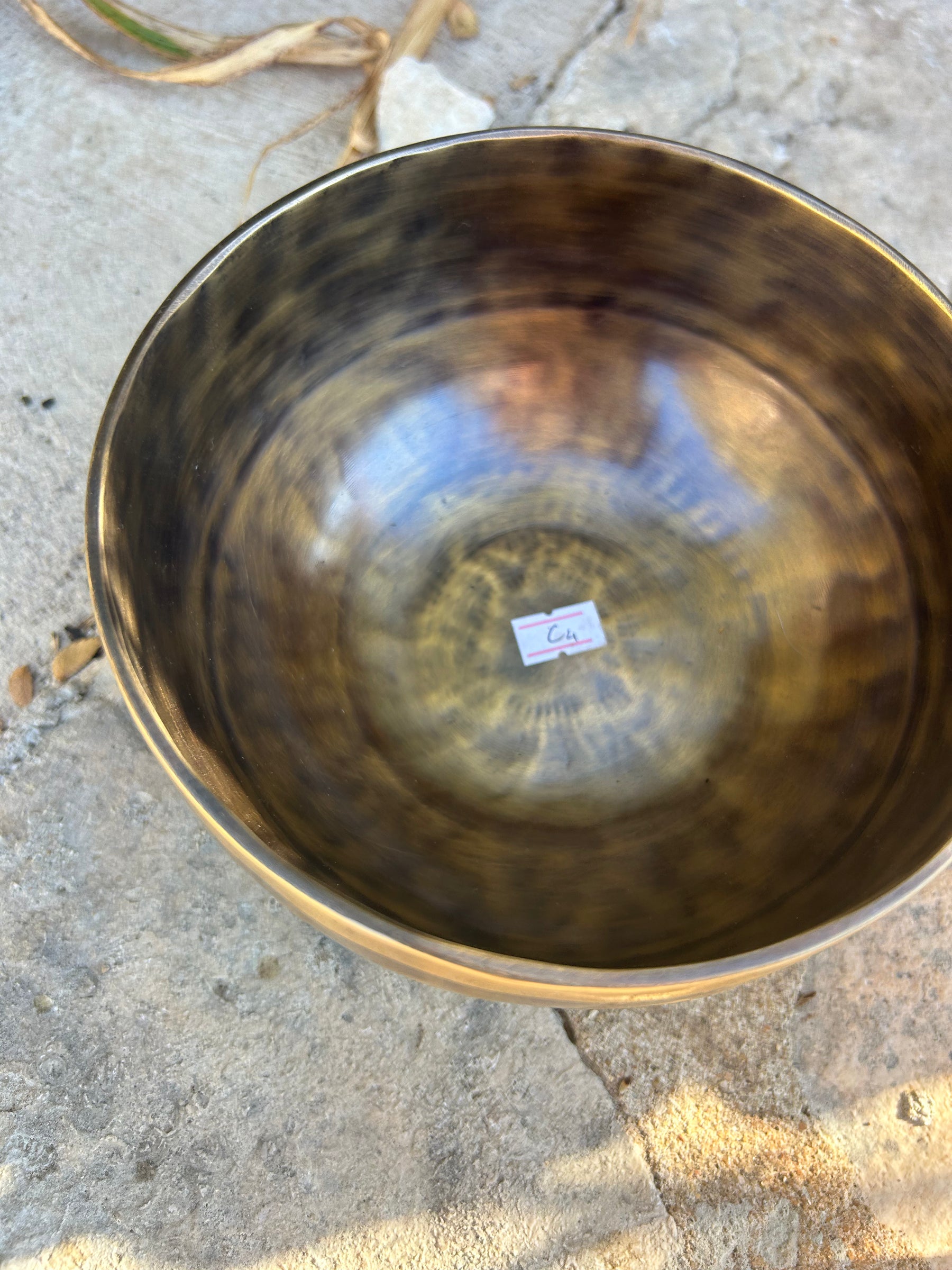 C Note 4th Octave - Legacy Collection Handmade Bronze Makers Mark Singing Bowl
