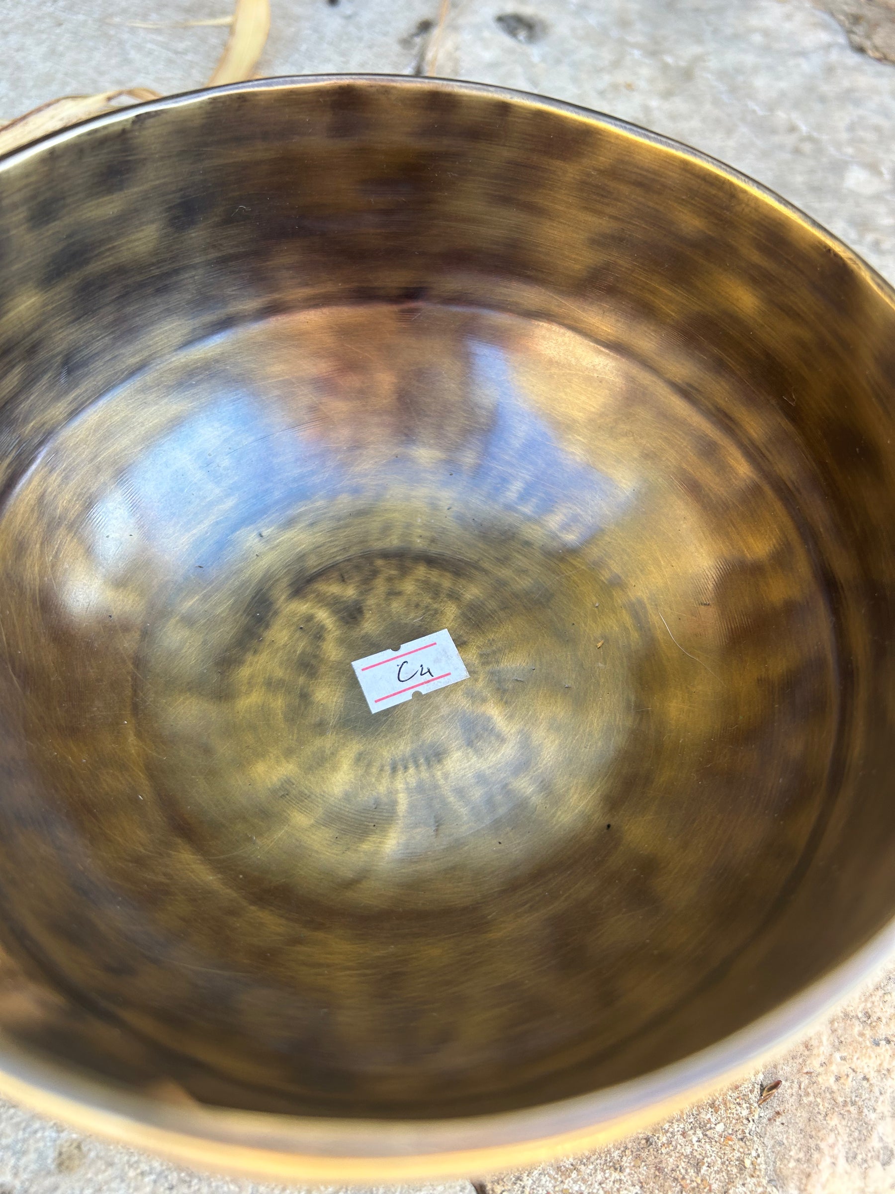 C Note 4th Octave - Legacy Collection Handmade Bronze Makers Mark Singing Bowl