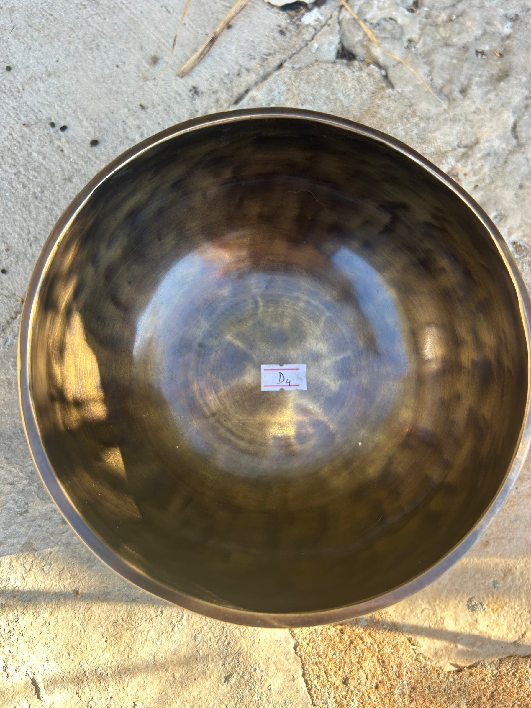 D Note 4th Octave - Legacy Collection Handmade Bronze Makers Mark Singing Bowl