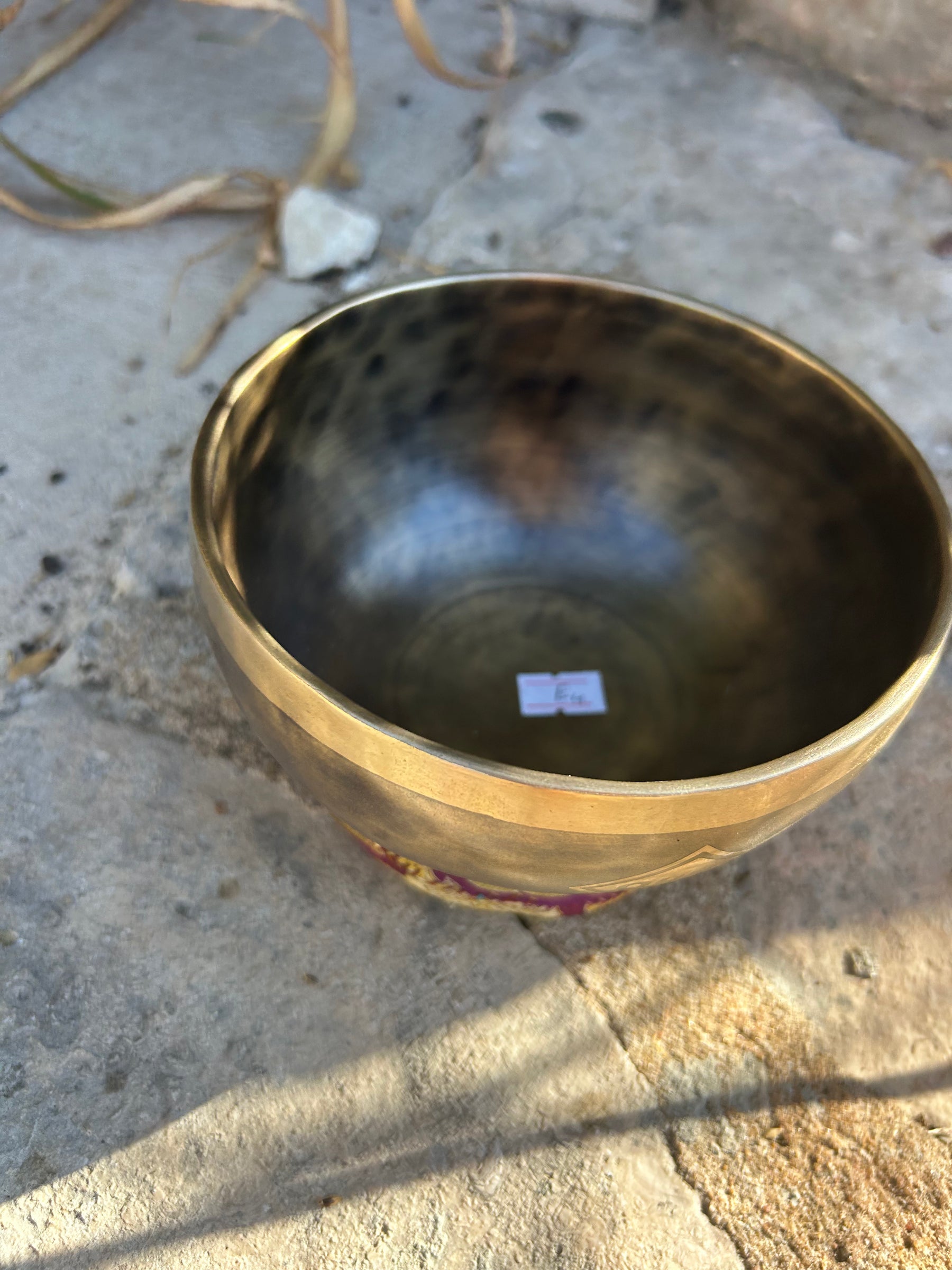 E Note 4th Octave - Legacy Collection Handmade Bronze Makers Mark Singing Bowl