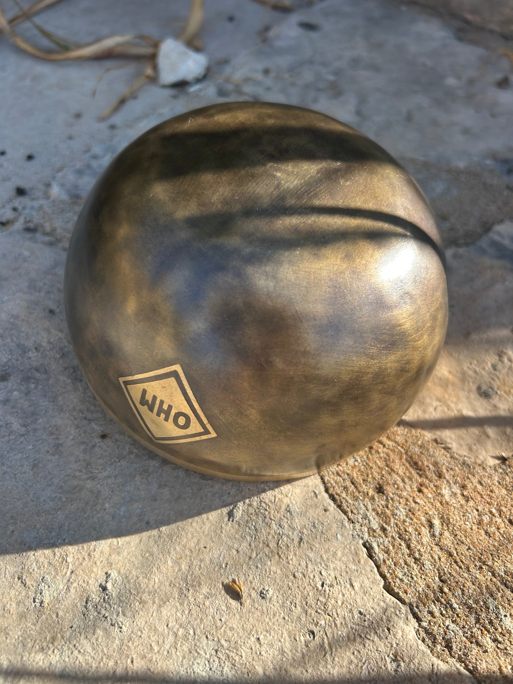 E Note 4th Octave - Legacy Collection Handmade Bronze Makers Mark Singing Bowl