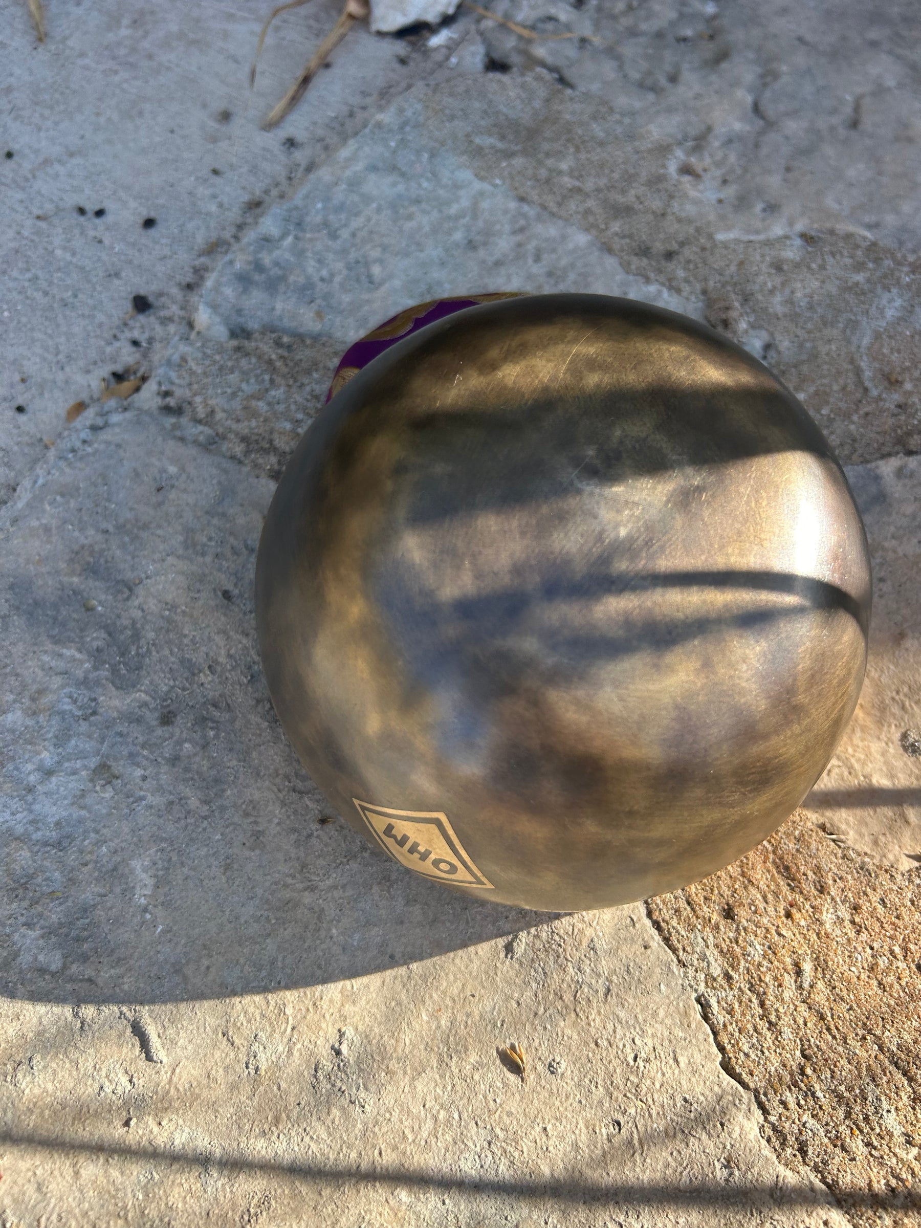 E Note 4th Octave - Legacy Collection Handmade Bronze Makers Mark Singing Bowl