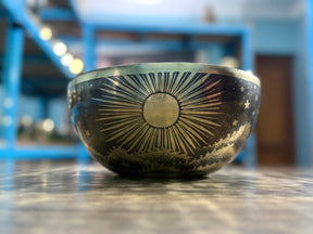 The Peeking Sun Bowl 9 Inch Special Edition Singing Bowl
