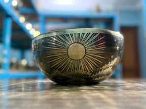 The Peeking Sun Bowl 9 Inch Special Edition Singing Bowl