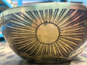 The Peeking Sun Bowl 9 Inch Special Edition Singing Bowl