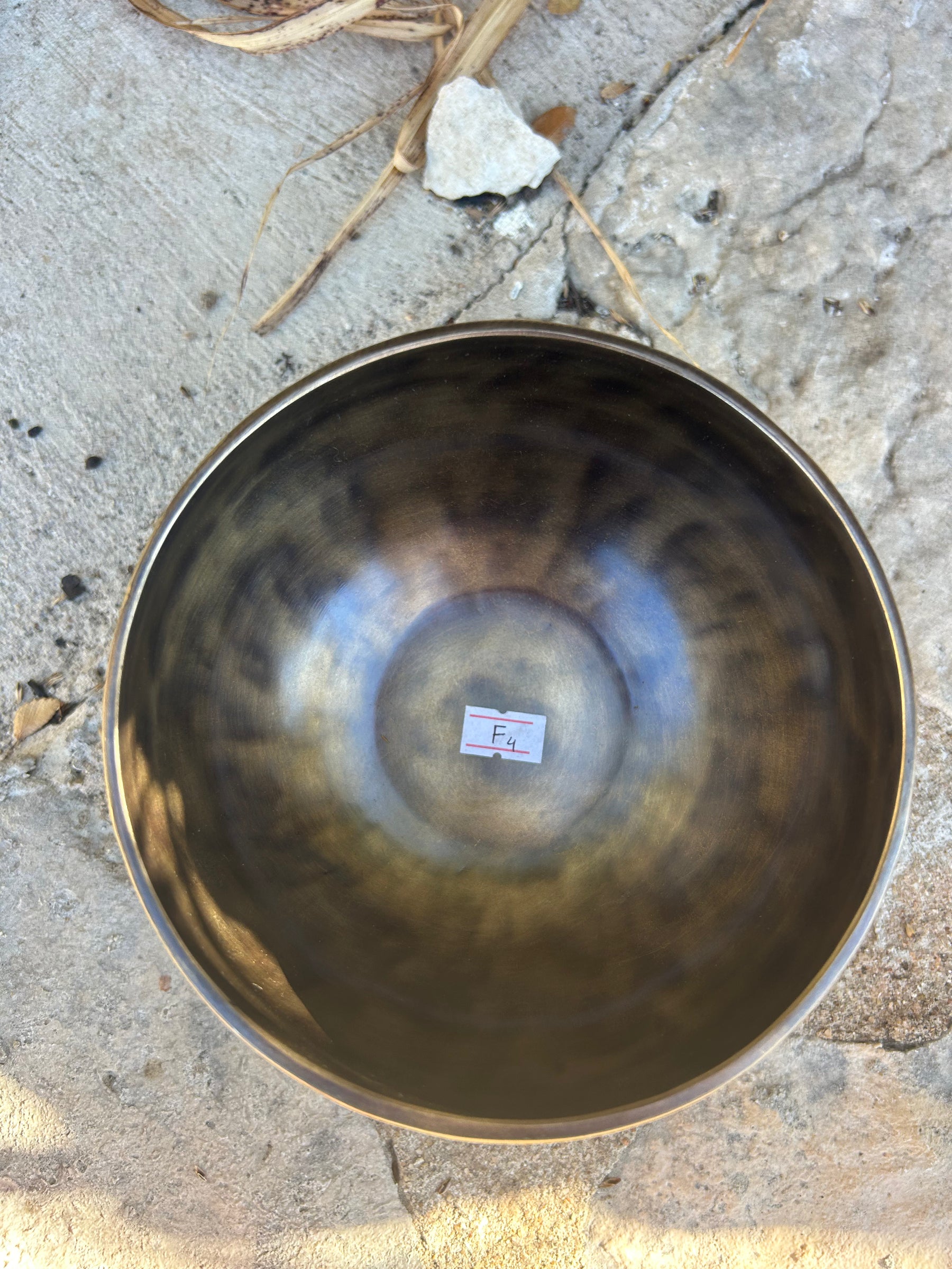 F Note 4th Octave - Legacy Collection Handmade Bronze Makers Mark Singing Bowl