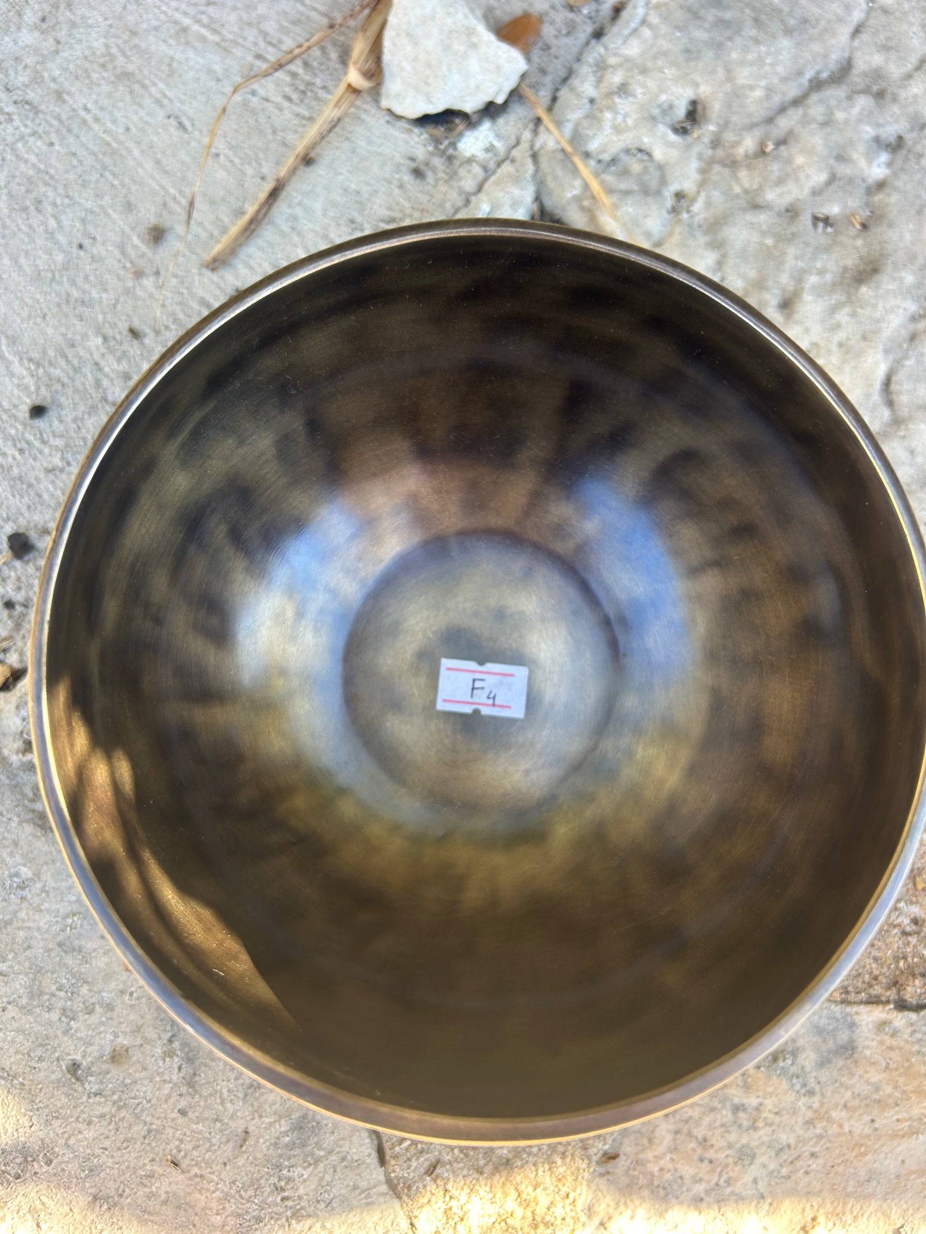 F Note 4th Octave - Legacy Collection Handmade Bronze Makers Mark Singing Bowl