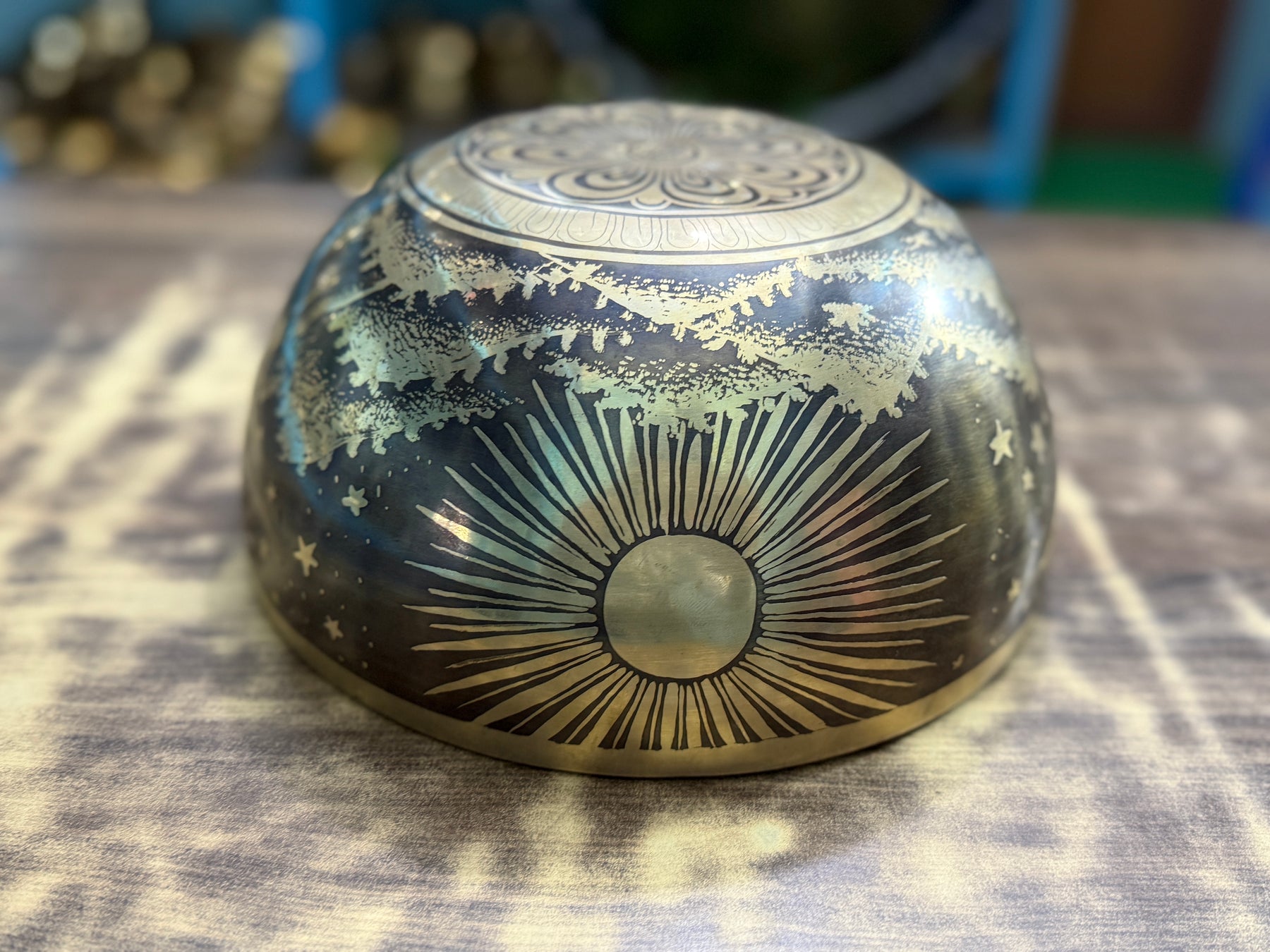 The Peeking Sun Bowl 9 Inch Special Edition Singing Bowl