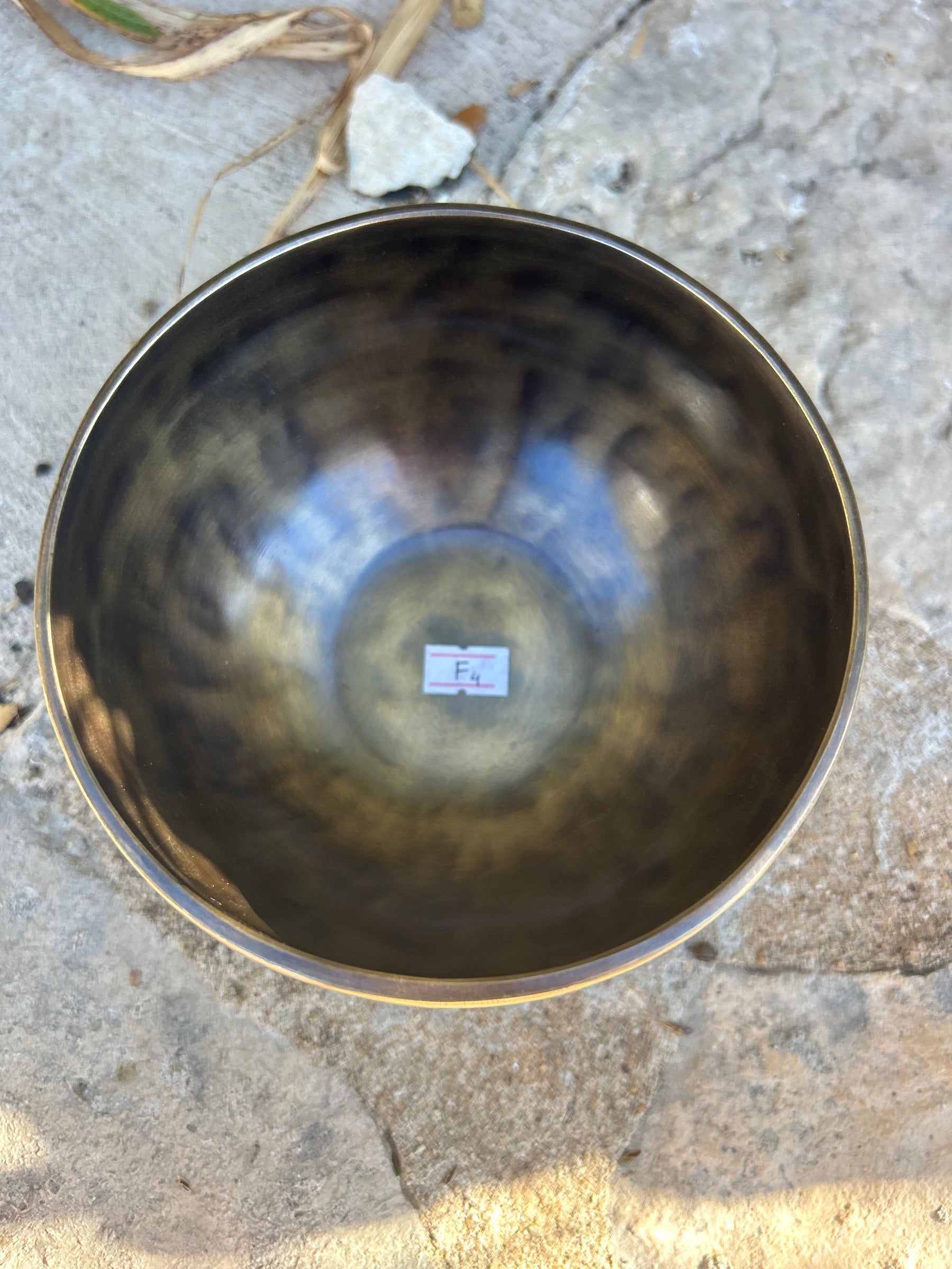 F Note 4th Octave - Legacy Collection Handmade Bronze Makers Mark Singing Bowl
