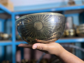 The Peeking Sun Bowl 9 Inch Special Edition Singing Bowl