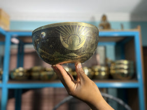 The Peeking Sun Bowl 9 Inch Special Edition Singing Bowl