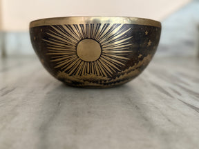The Peeking Sun Bowl 9 Inch Special Edition Singing Bowl