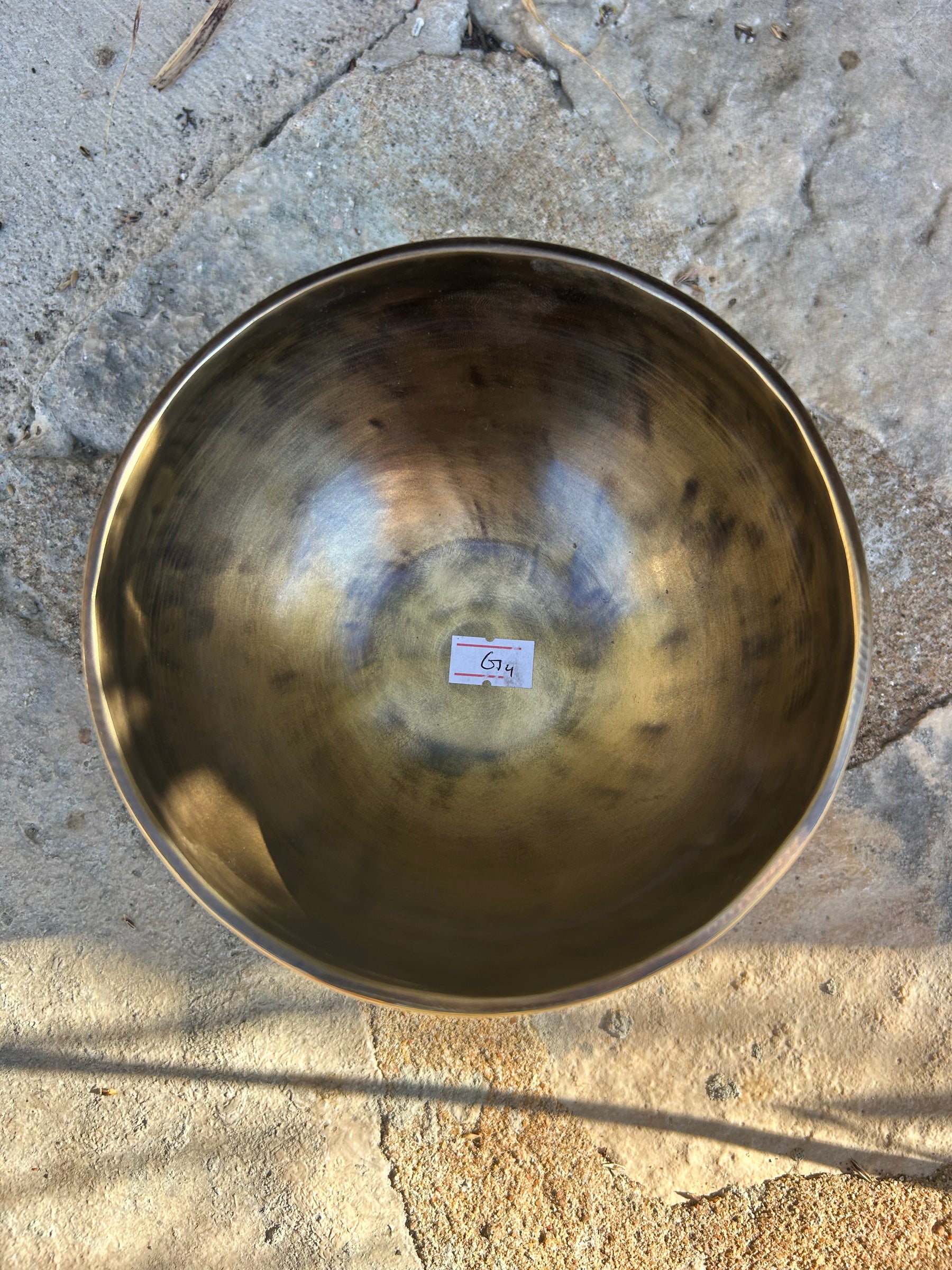 G Note 4th Octave - Legacy Collection Handmade Bronze Makers Mark Singing Bowl
