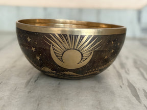 The Peeking Sun Bowl 9 Inch Special Edition Singing Bowl