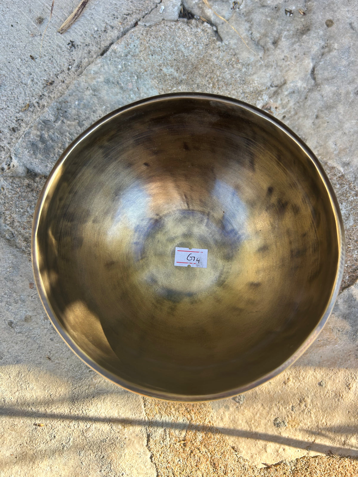 G Note 4th Octave - Legacy Collection Handmade Bronze Makers Mark Singing Bowl