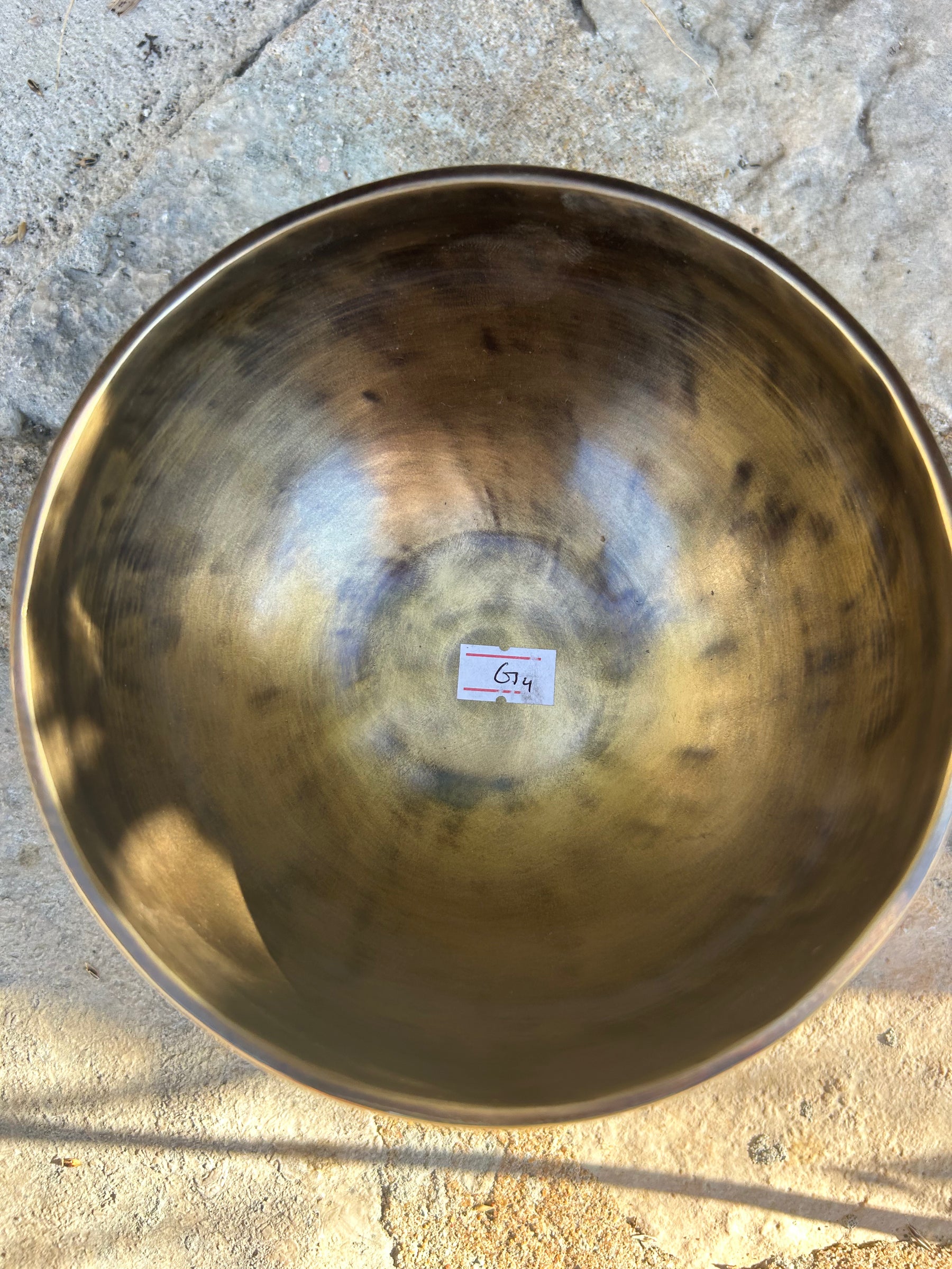 G Note 4th Octave - Legacy Collection Handmade Bronze Makers Mark Singing Bowl