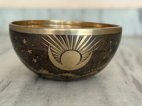 The Peeking Sun Bowl 9 Inch Special Edition Singing Bowl