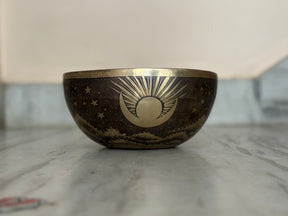 The Peeking Sun Bowl 9 Inch Special Edition Singing Bowl