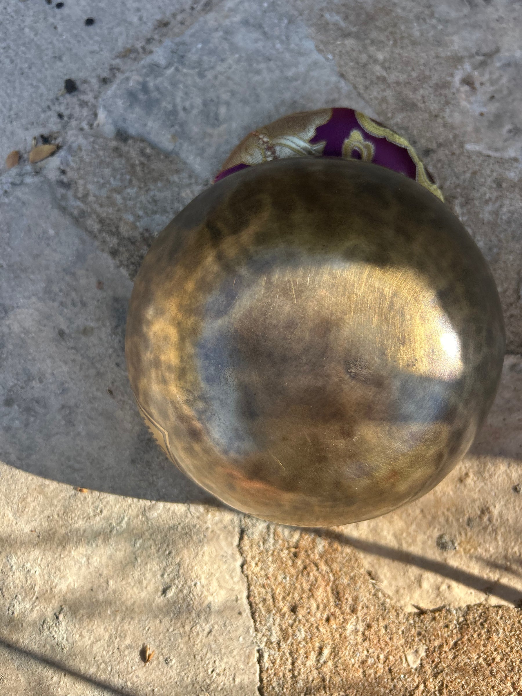 G Note 4th Octave - Legacy Collection Handmade Bronze Makers Mark Singing Bowl