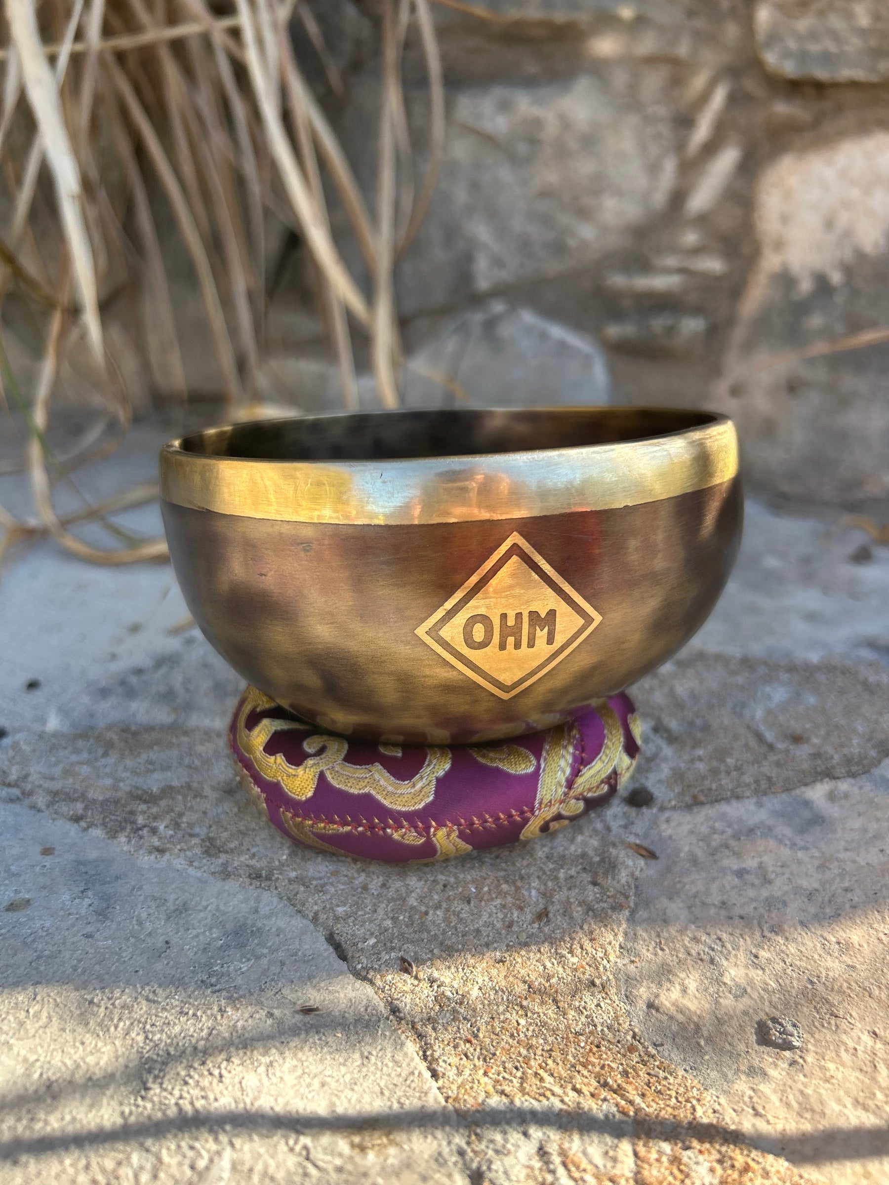 A Note 4th Octave - Legacy Collection Handmade Bronze Makers Mark Singing Bowl