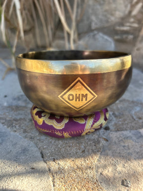 A Note 4th Octave - Legacy Collection Handmade Bronze Makers Mark Singing Bowl