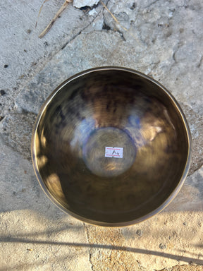 A Note 4th Octave - Legacy Collection Handmade Bronze Makers Mark Singing Bowl