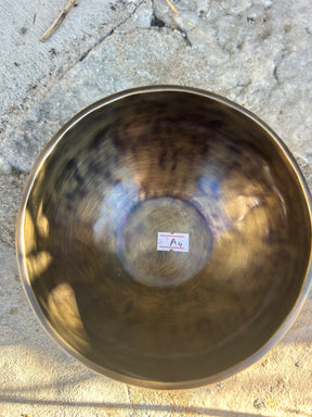 A Note 4th Octave - Legacy Collection Handmade Bronze Makers Mark Singing Bowl