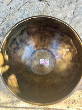 A Note 4th Octave - Legacy Collection Handmade Bronze Makers Mark Singing Bowl