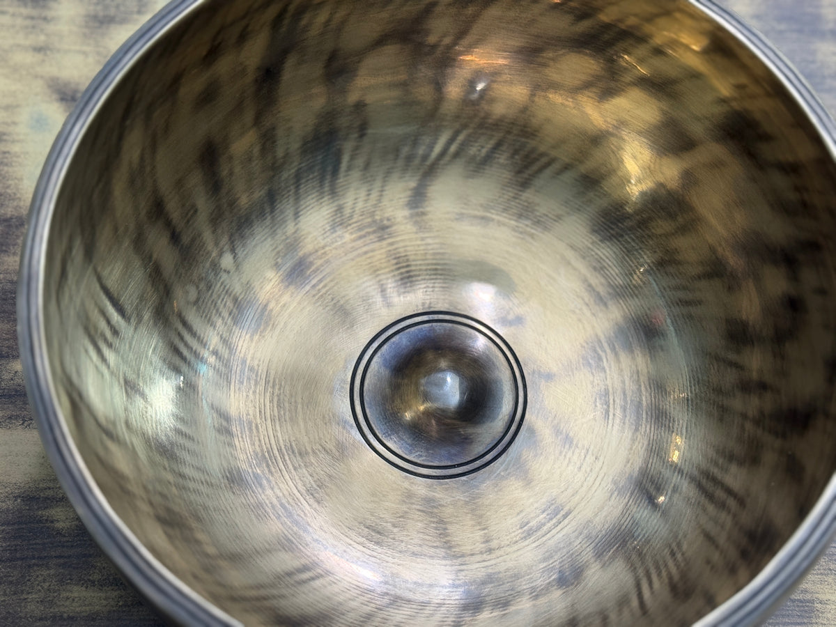 8 Inch Extra Thick Rim Handmade Lingam Bowl I Limited Edition Bowl