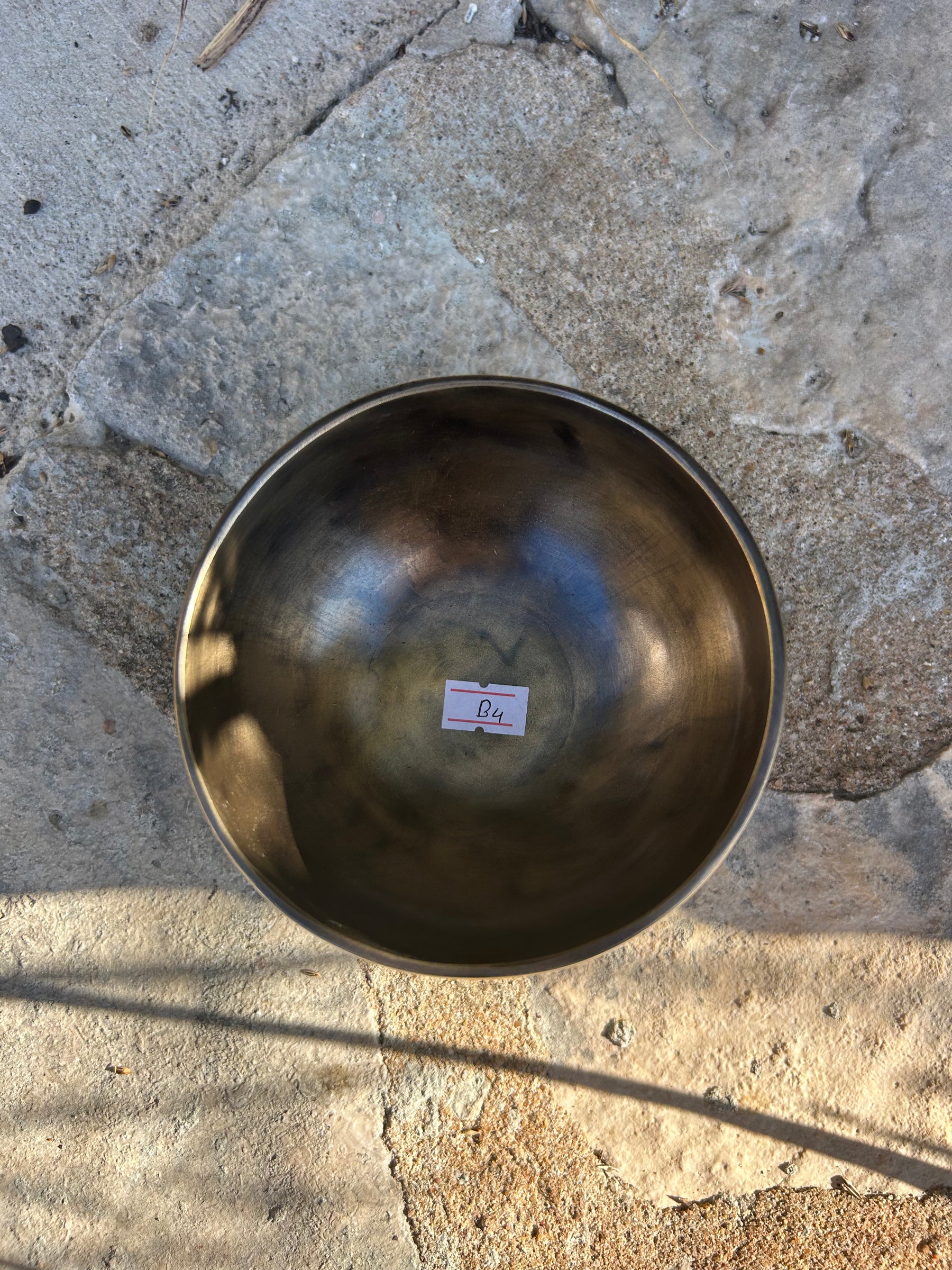 B Note 4th Octave - Legacy Collection Handmade Bronze Makers Mark Singing Bowl