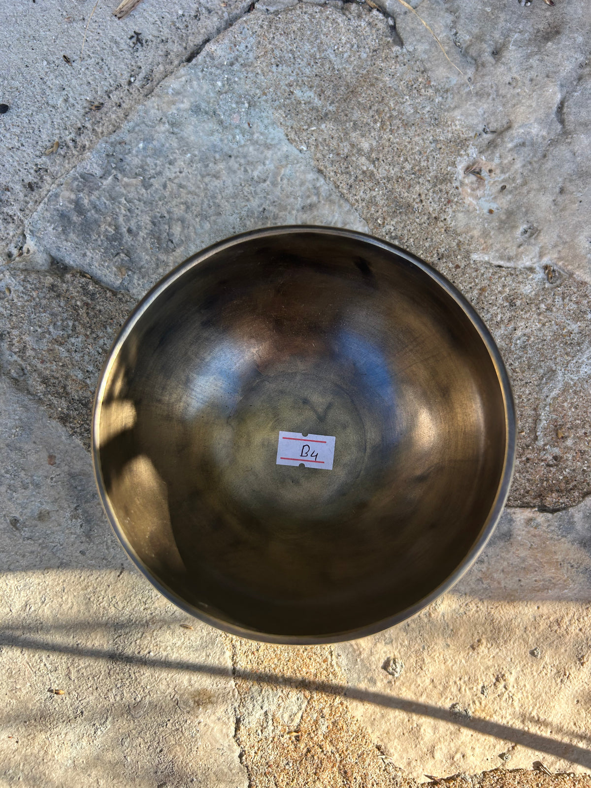 B Note 4th Octave - Legacy Collection Handmade Bronze Makers Mark Singing Bowl