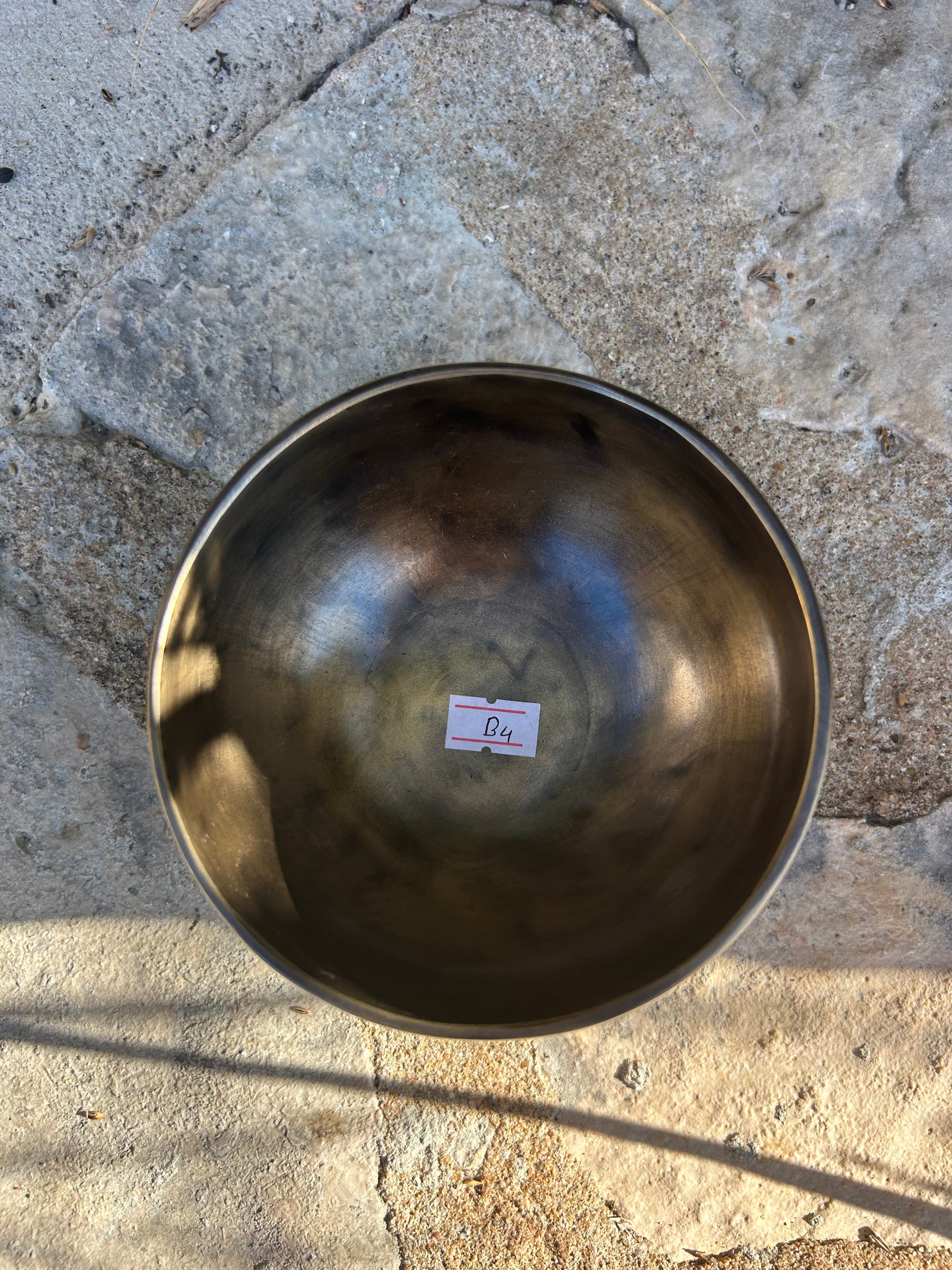 B Note 4th Octave - Legacy Collection Handmade Bronze Makers Mark Singing Bowl