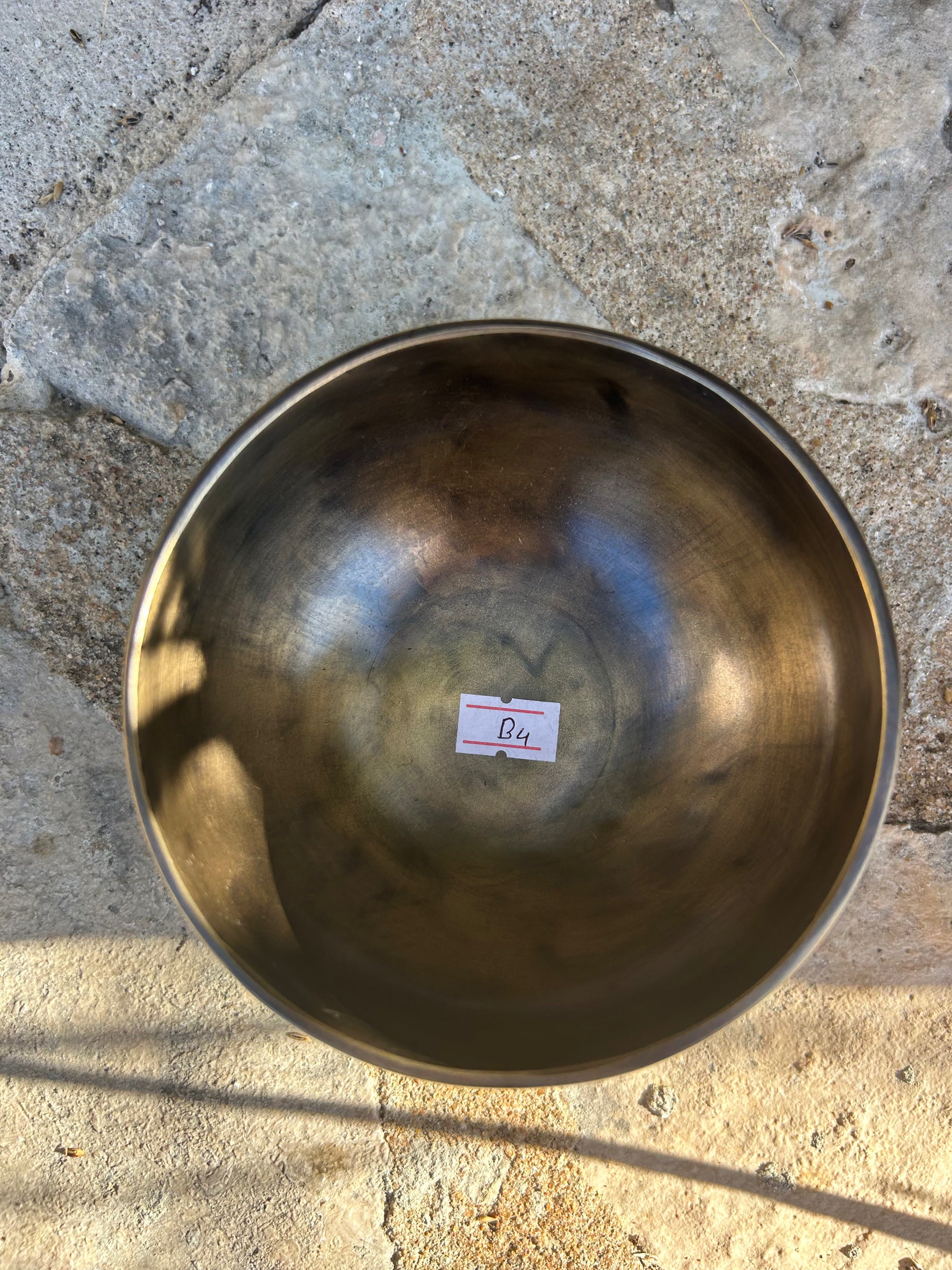 B Note 4th Octave - Legacy Collection Handmade Bronze Makers Mark Singing Bowl