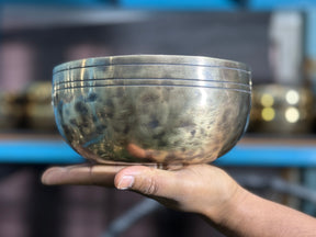 8 Inch Extra Thick Rim Handmade Lingam Bowl I Limited Edition Bowl