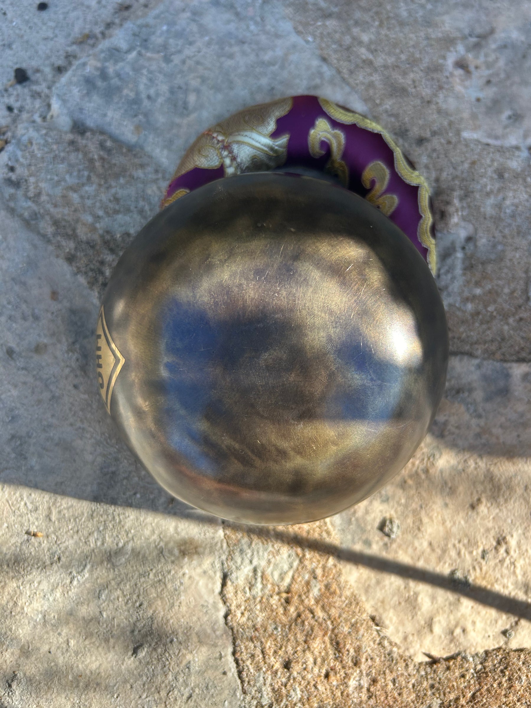 B Note 4th Octave - Legacy Collection Handmade Bronze Makers Mark Singing Bowl