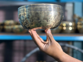 8 Inch Extra Thick Rim Handmade Lingam Bowl I Limited Edition Bowl