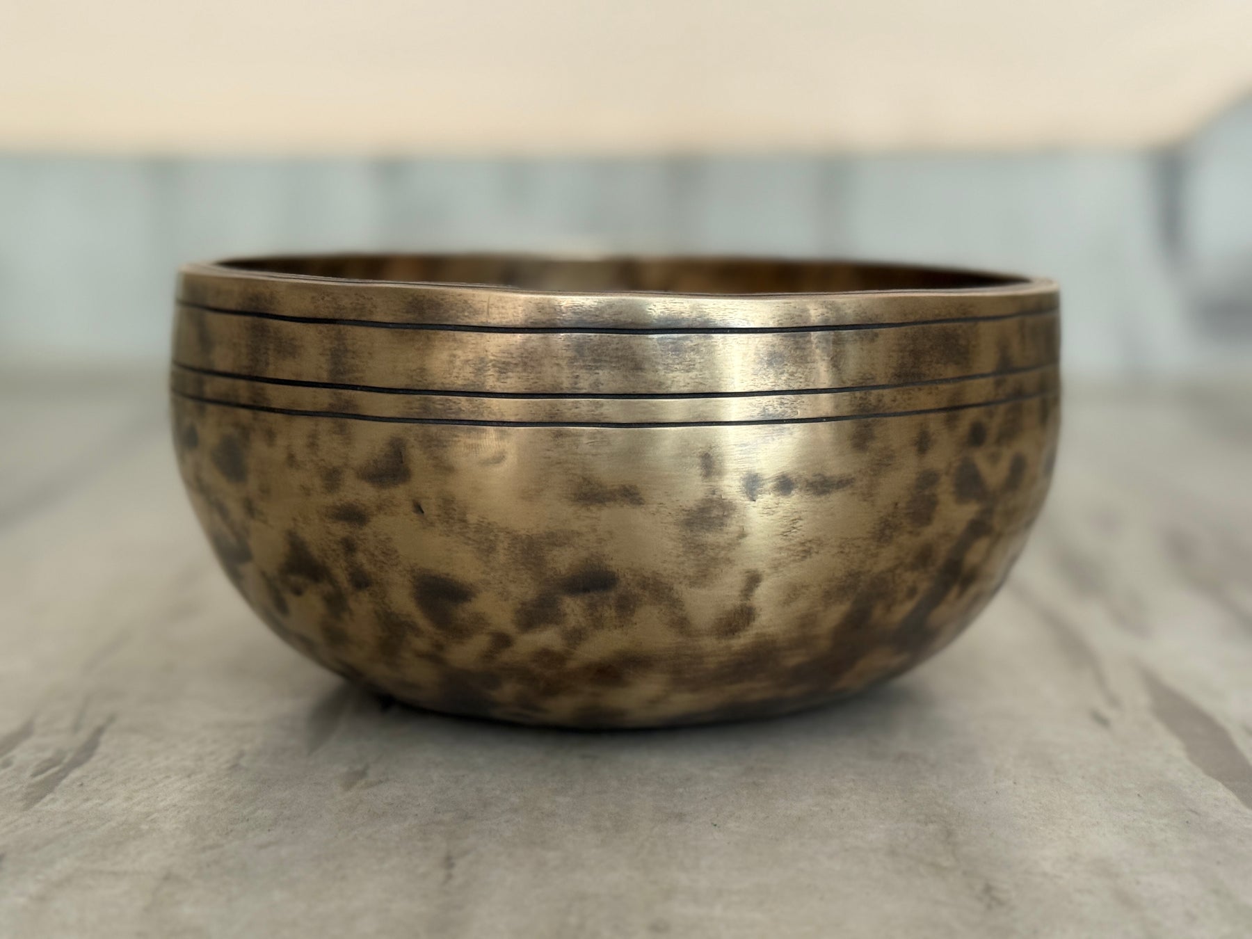 8 Inch Extra Thick Rim Handmade Lingam Bowl I Limited Edition Bowl