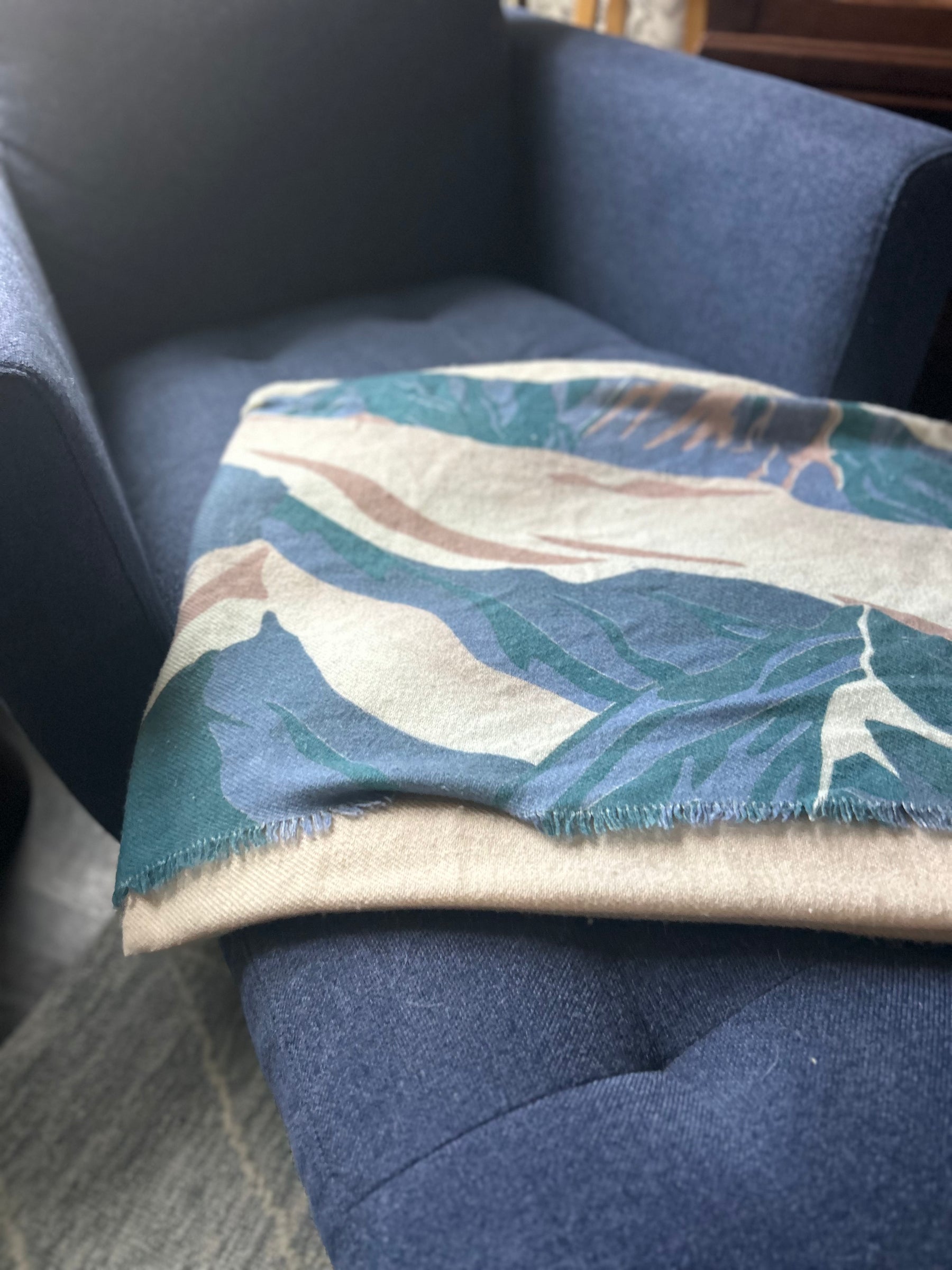 The Summit Meditation Shawl & Handwoven Blanket