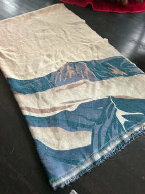 The Summit Meditation Shawl & Handwoven Blanket