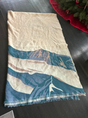 The Summit Meditation Shawl & Handwoven Blanket