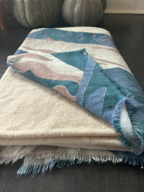 The Summit Meditation Shawl & Handwoven Blanket