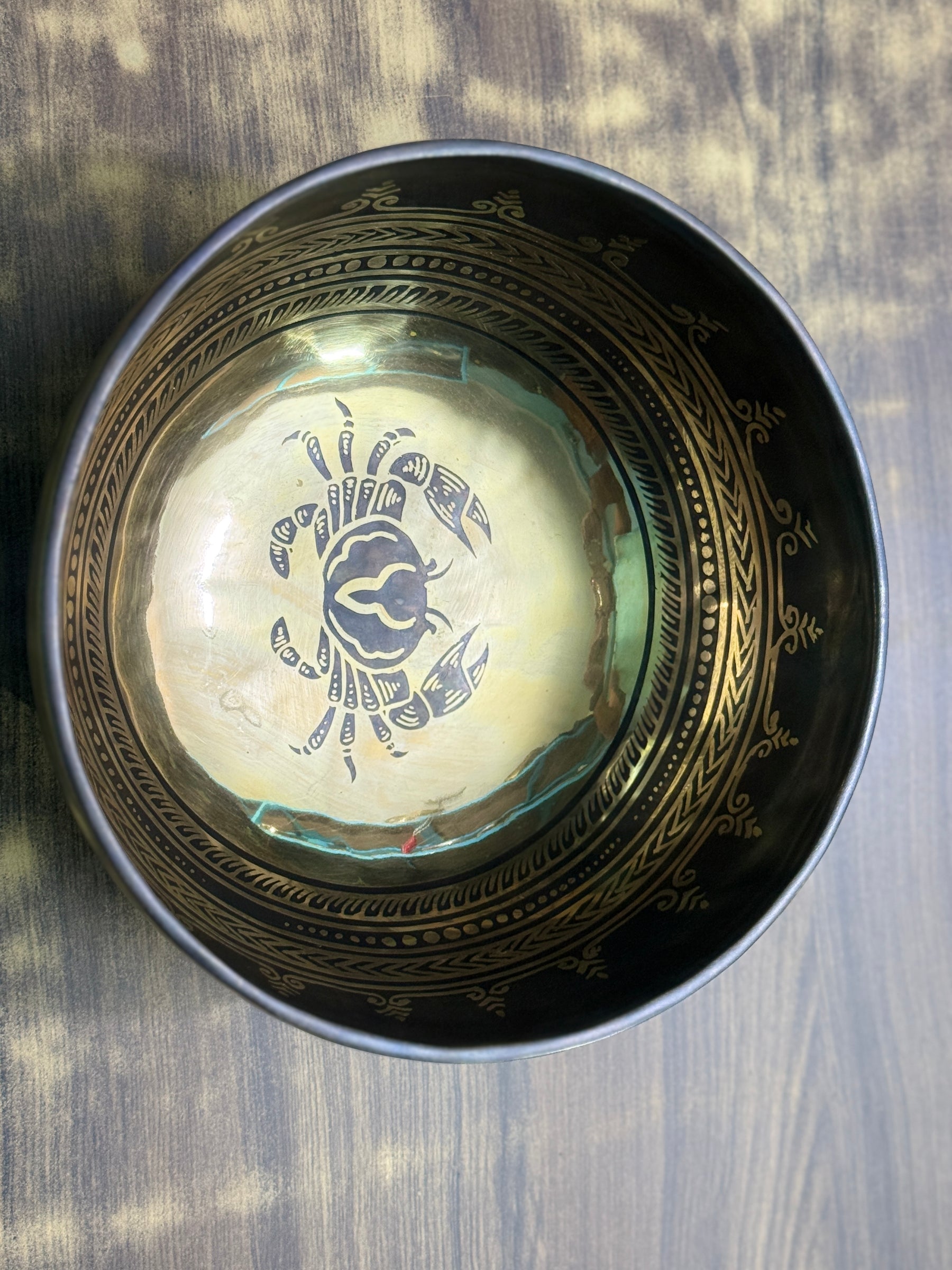 The Cancer Singing Bowl - 9 inch Large | Handmade In Nepal