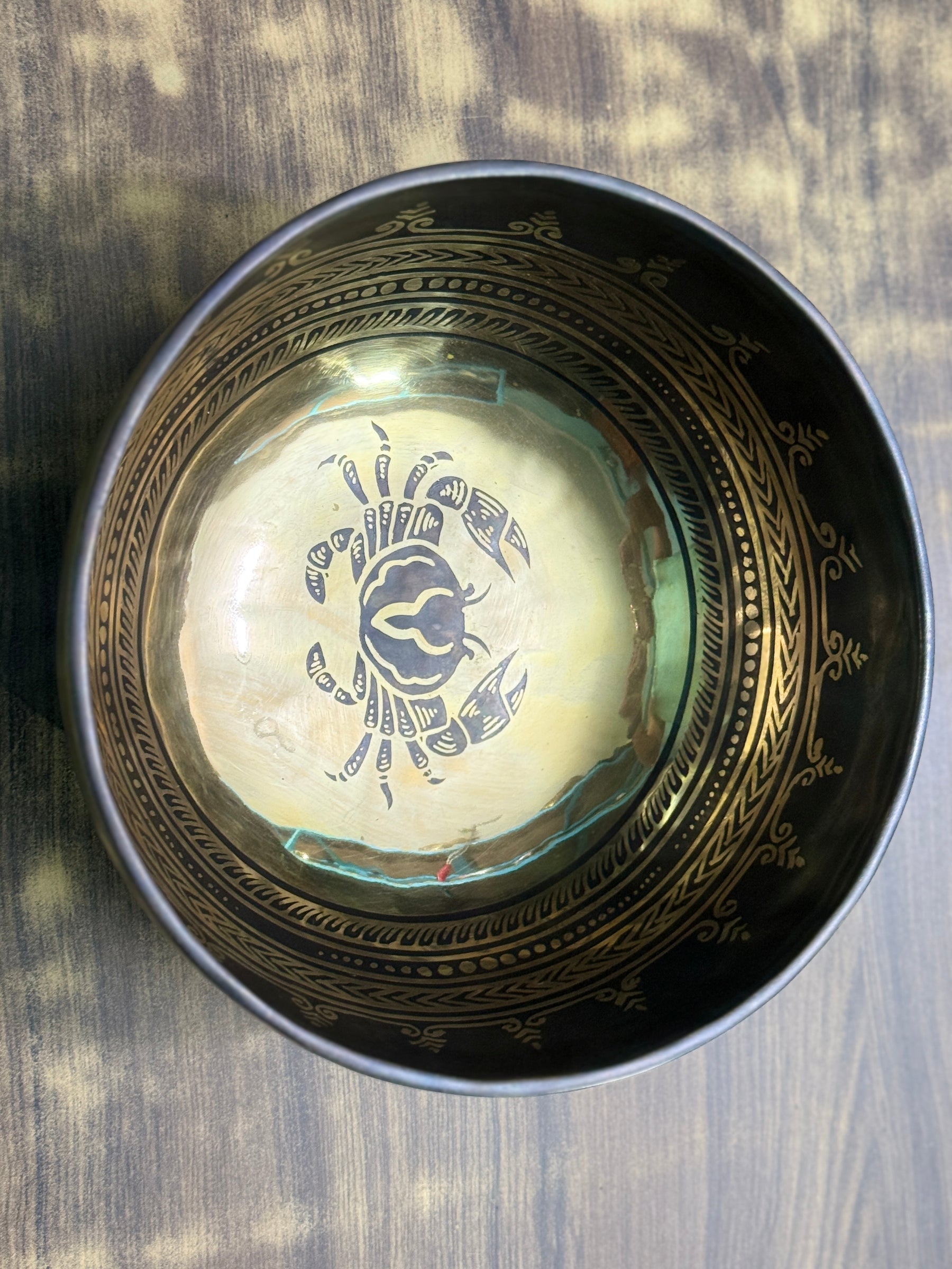 The Cancer Singing Bowl - 9 inch Large | Handmade In Nepal