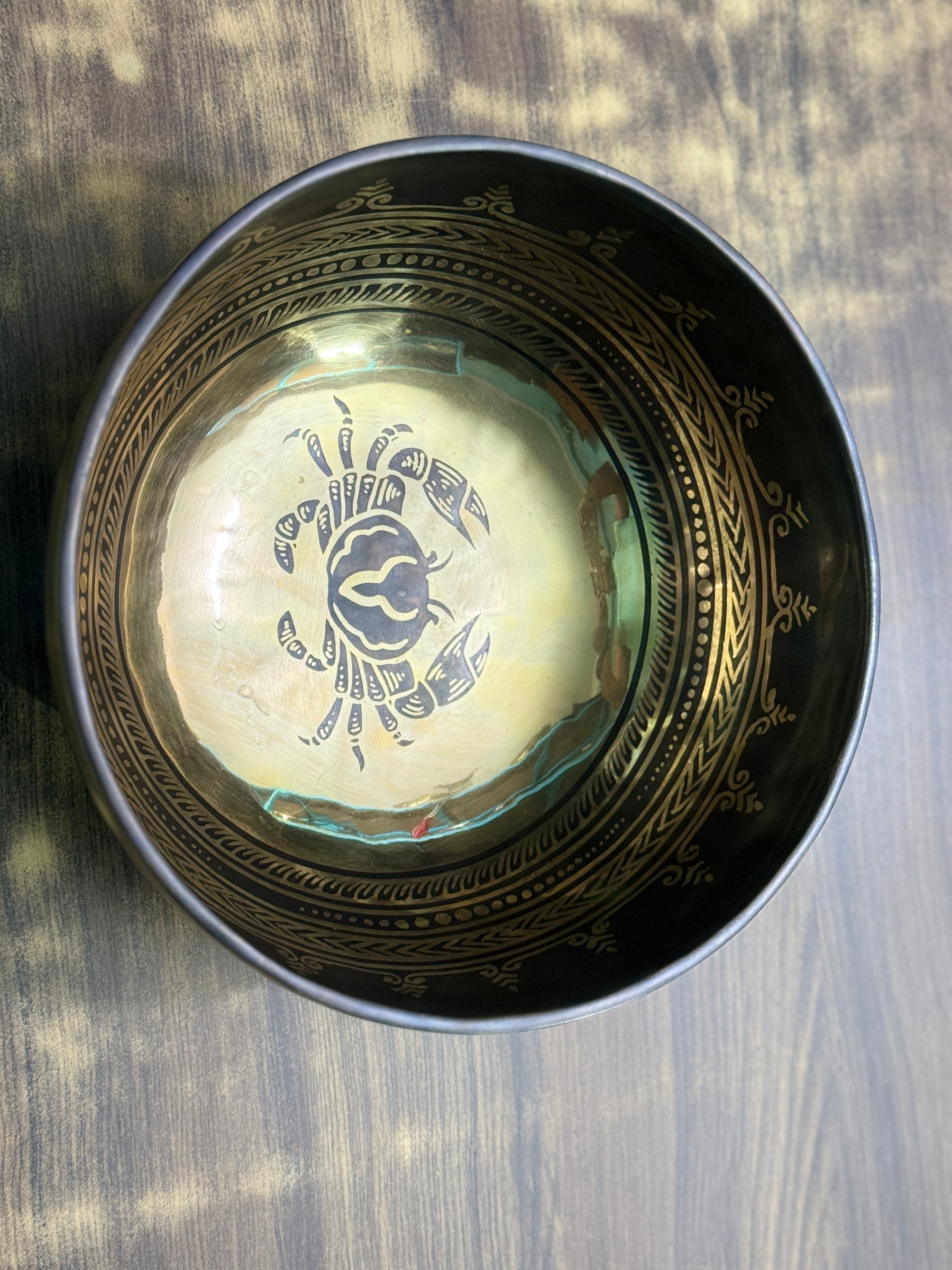 The Cancer Singing Bowl - 9 inch Large | Handmade In Nepal