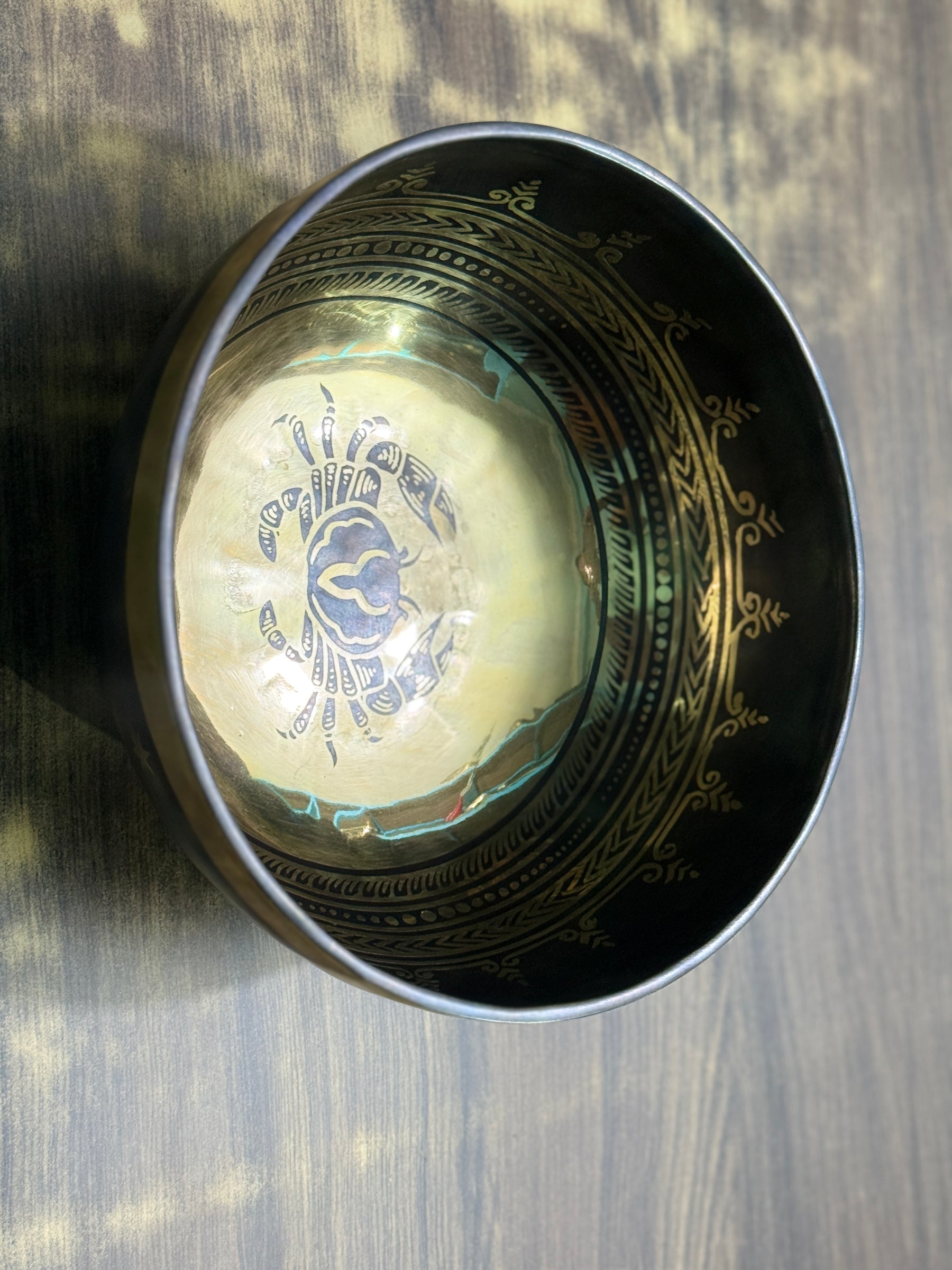 The Cancer Singing Bowl - 9 inch Large | Handmade In Nepal