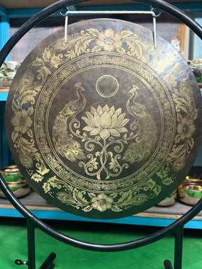 27 Inch Bronze Gong Handmade In Nepal One of One 0007