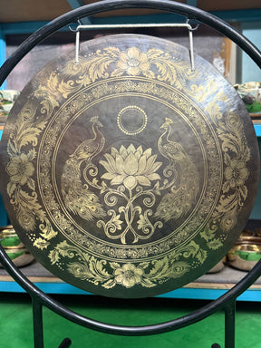 27 Inch Bronze Gong Handmade In Nepal One of One 0007